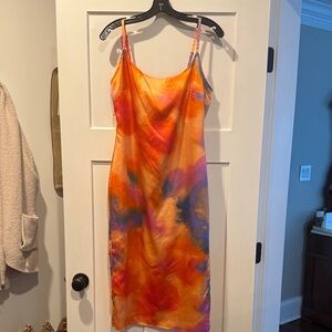 Vibrant Multicolor Maxi Dress